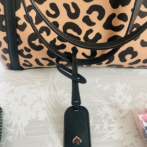 Kate spade leopard bag, never used.